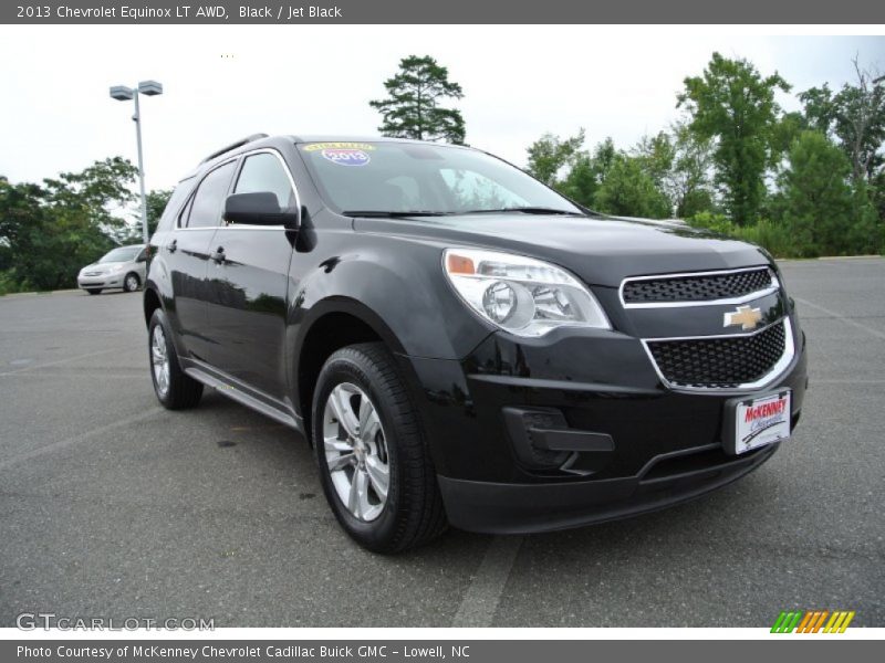 Black / Jet Black 2013 Chevrolet Equinox LT AWD