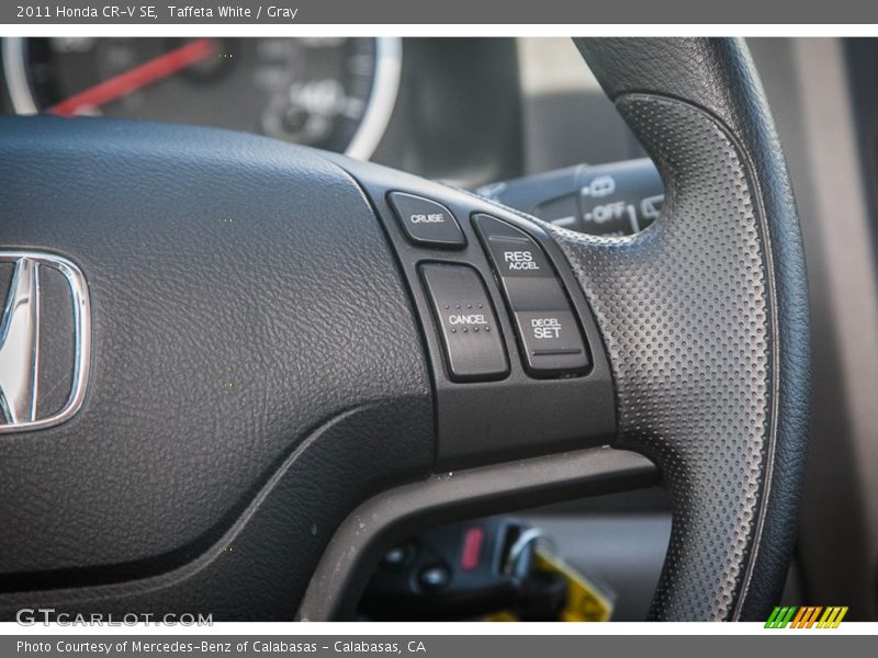 Taffeta White / Gray 2011 Honda CR-V SE
