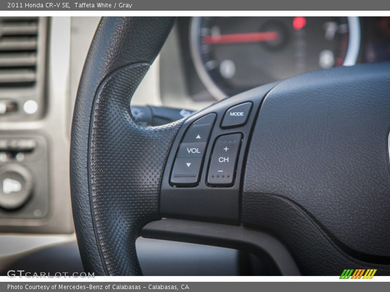 Taffeta White / Gray 2011 Honda CR-V SE