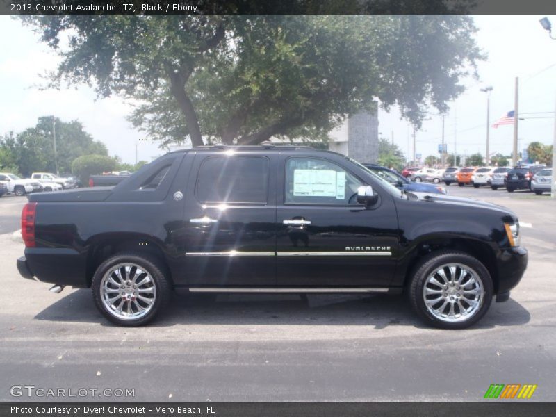 Black / Ebony 2013 Chevrolet Avalanche LTZ