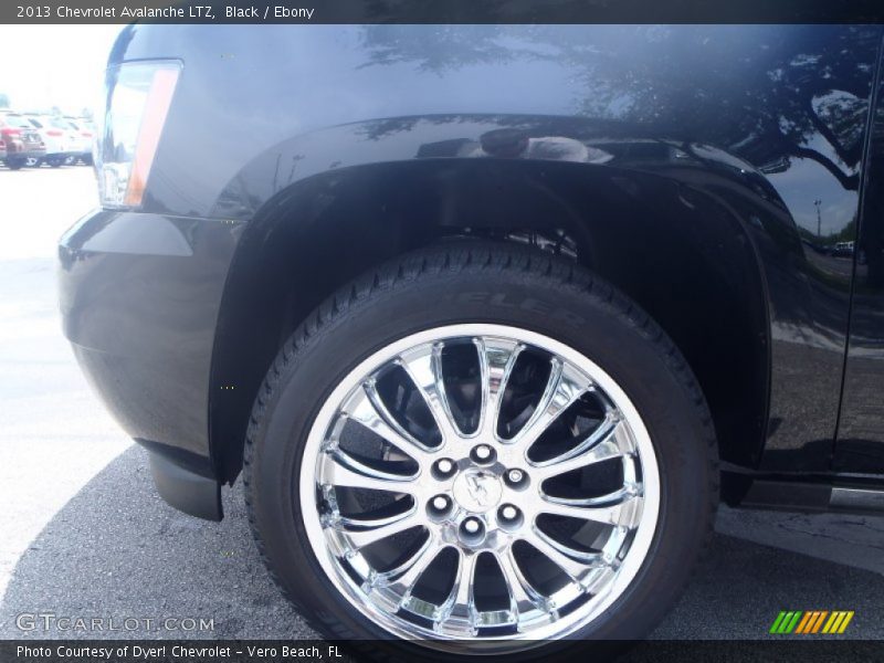 Black / Ebony 2013 Chevrolet Avalanche LTZ