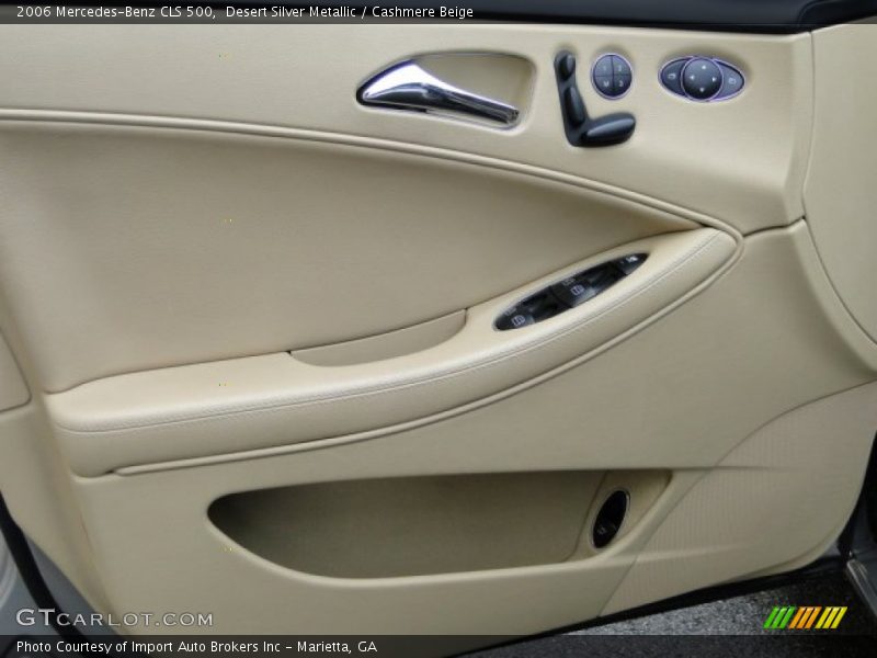 Desert Silver Metallic / Cashmere Beige 2006 Mercedes-Benz CLS 500