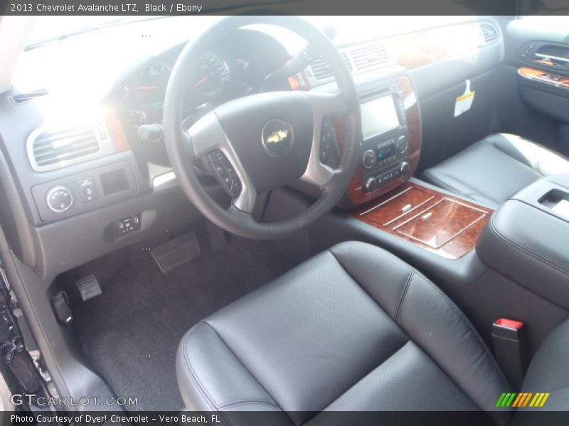 Black / Ebony 2013 Chevrolet Avalanche LTZ