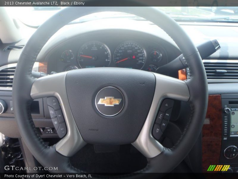 Black / Ebony 2013 Chevrolet Avalanche LTZ