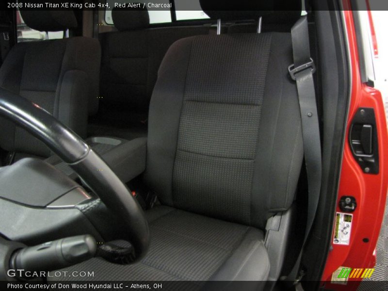 Red Alert / Charcoal 2008 Nissan Titan XE King Cab 4x4