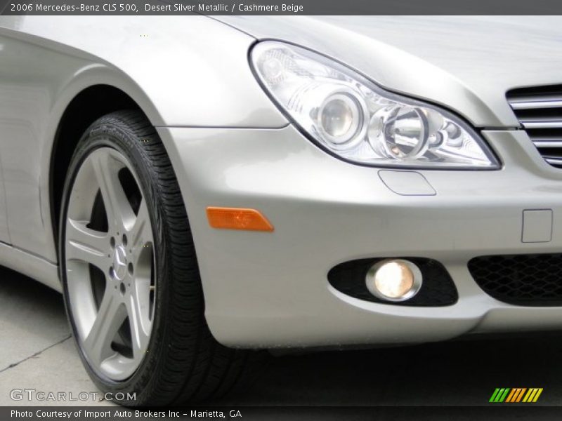 Desert Silver Metallic / Cashmere Beige 2006 Mercedes-Benz CLS 500