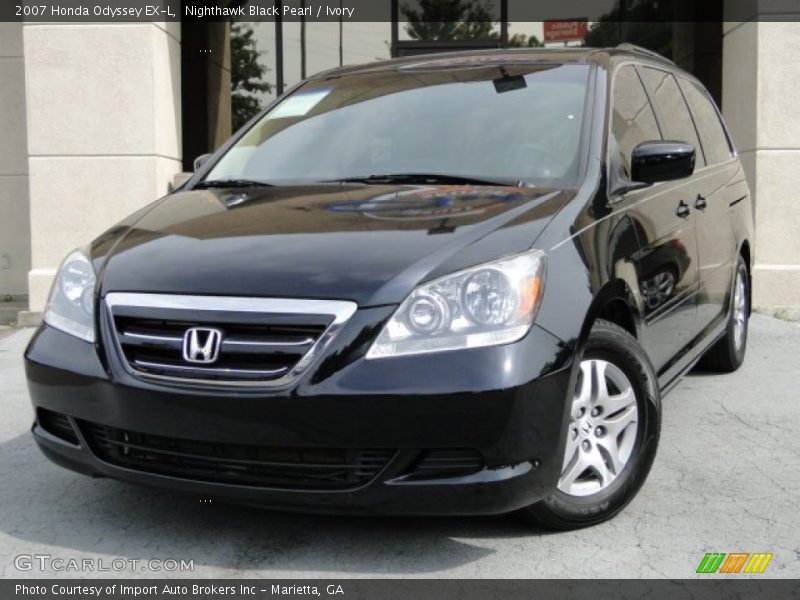 Nighthawk Black Pearl / Ivory 2007 Honda Odyssey EX-L