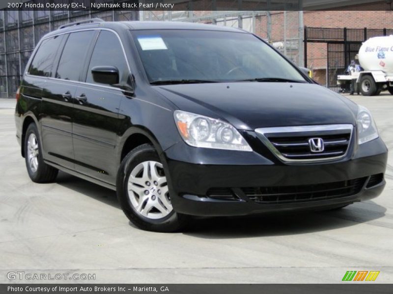 Nighthawk Black Pearl / Ivory 2007 Honda Odyssey EX-L