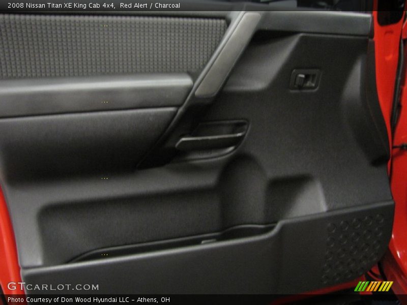 Red Alert / Charcoal 2008 Nissan Titan XE King Cab 4x4