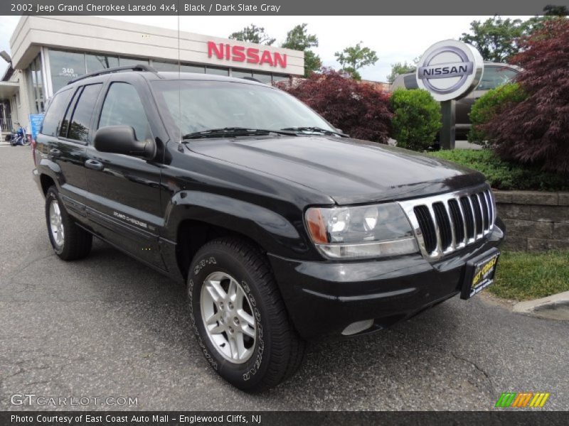 Black / Dark Slate Gray 2002 Jeep Grand Cherokee Laredo 4x4
