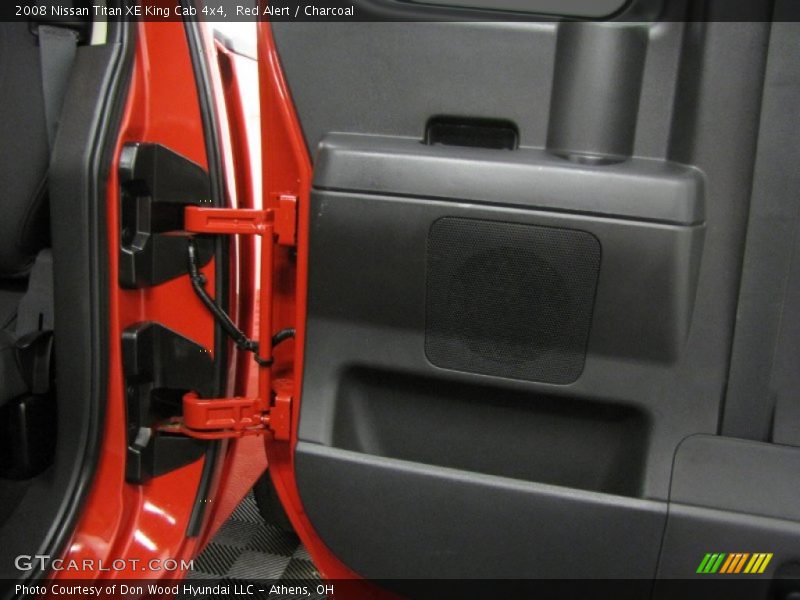 Red Alert / Charcoal 2008 Nissan Titan XE King Cab 4x4