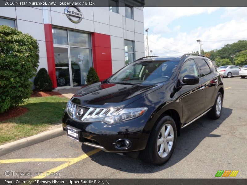 Super Black / Black 2010 Nissan Murano SL AWD