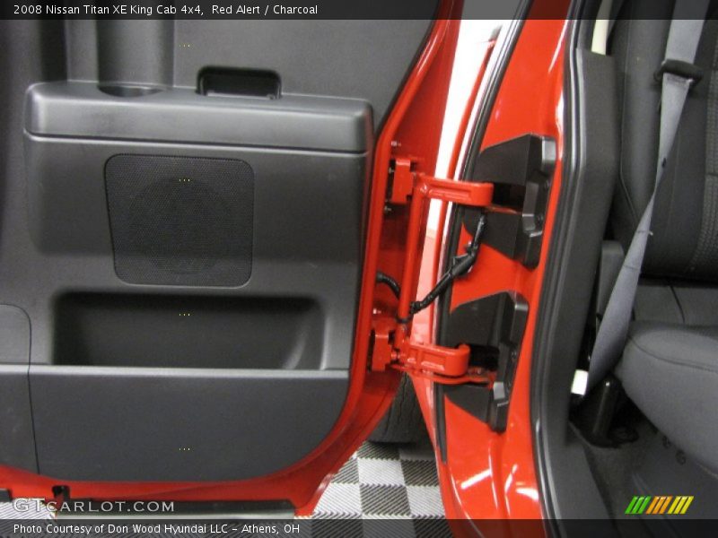 Red Alert / Charcoal 2008 Nissan Titan XE King Cab 4x4