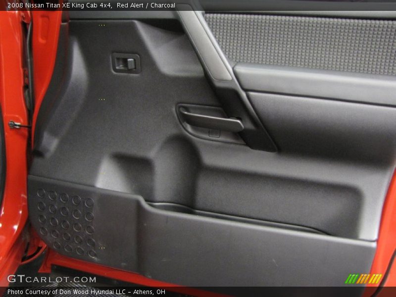 Red Alert / Charcoal 2008 Nissan Titan XE King Cab 4x4