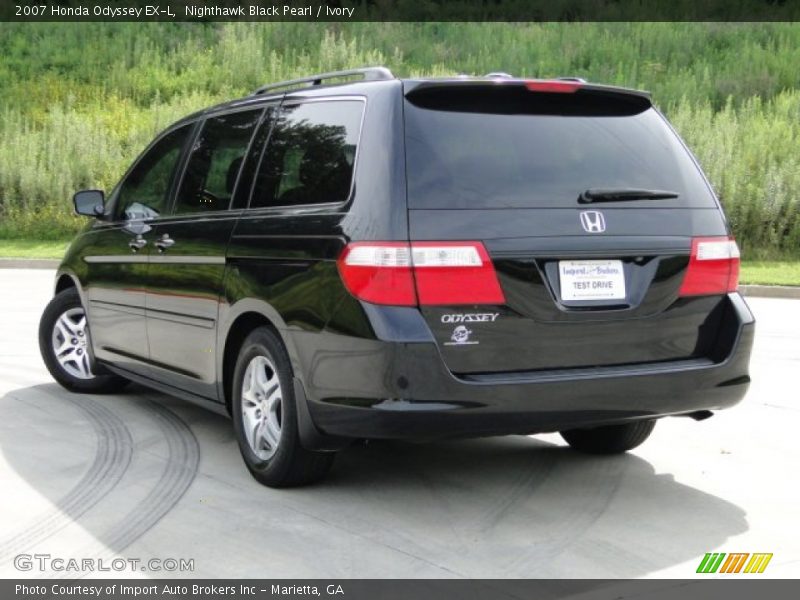 Nighthawk Black Pearl / Ivory 2007 Honda Odyssey EX-L