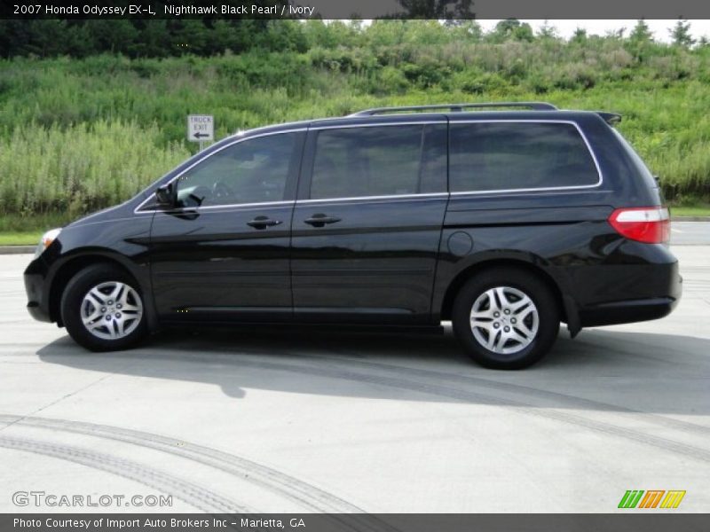 Nighthawk Black Pearl / Ivory 2007 Honda Odyssey EX-L