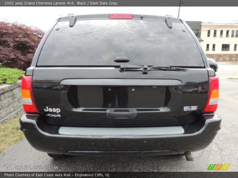 Black / Dark Slate Gray 2002 Jeep Grand Cherokee Laredo 4x4