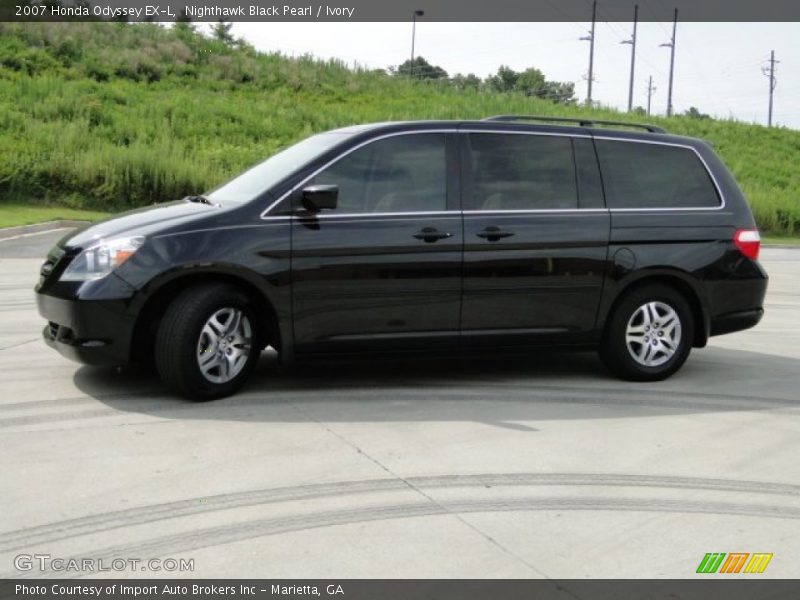 Nighthawk Black Pearl / Ivory 2007 Honda Odyssey EX-L