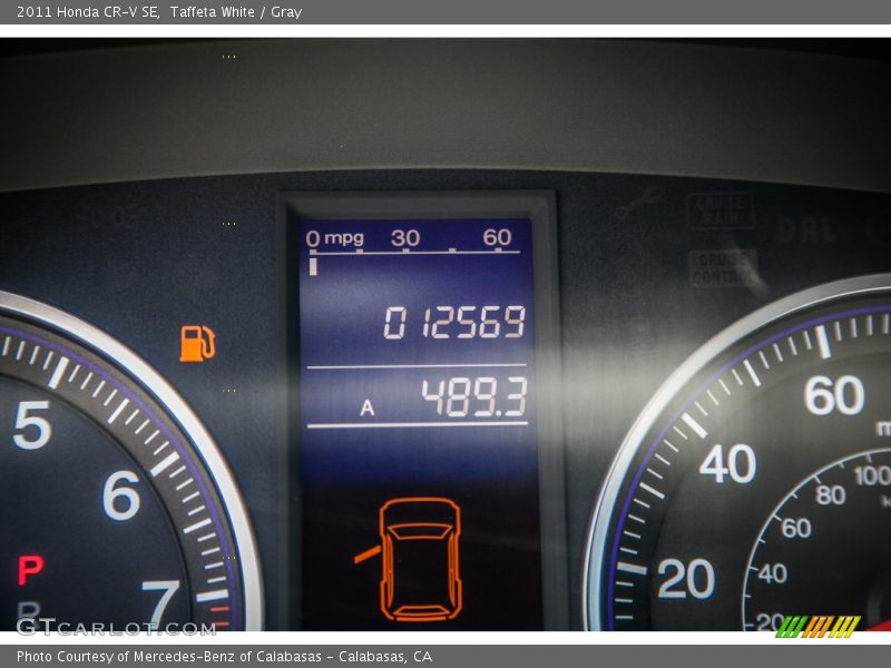 Taffeta White / Gray 2011 Honda CR-V SE