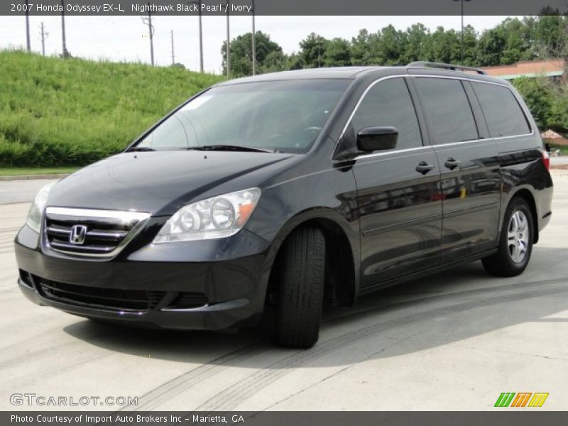 Nighthawk Black Pearl / Ivory 2007 Honda Odyssey EX-L