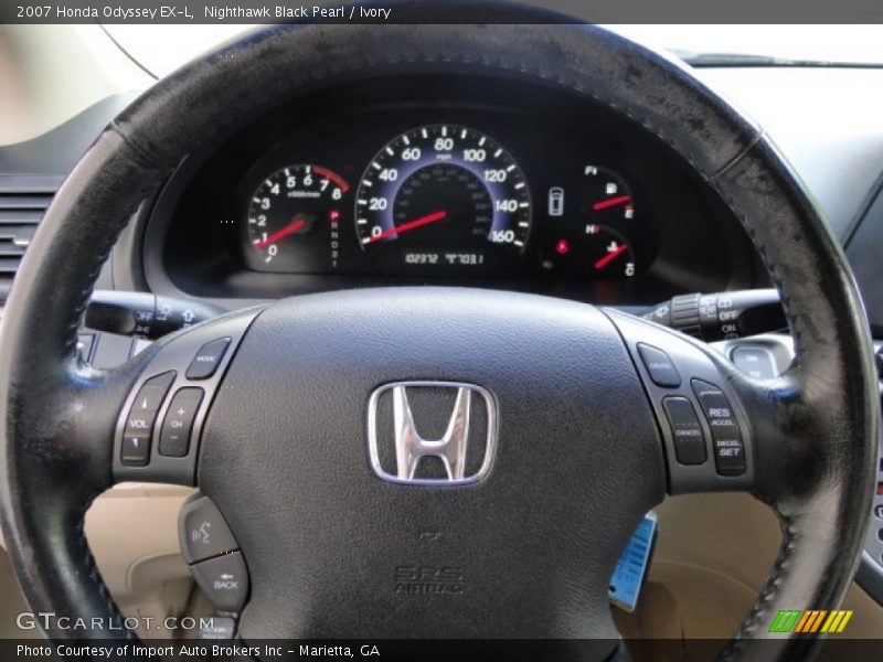 Nighthawk Black Pearl / Ivory 2007 Honda Odyssey EX-L