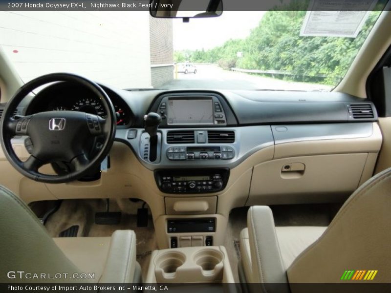 Nighthawk Black Pearl / Ivory 2007 Honda Odyssey EX-L