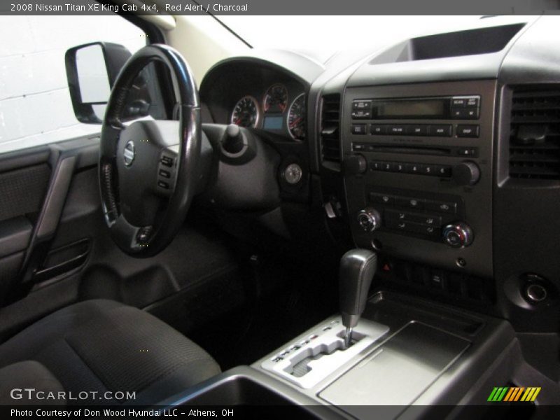 Red Alert / Charcoal 2008 Nissan Titan XE King Cab 4x4