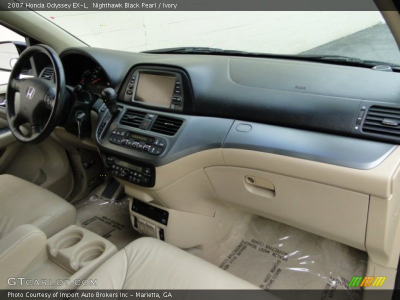 Nighthawk Black Pearl / Ivory 2007 Honda Odyssey EX-L