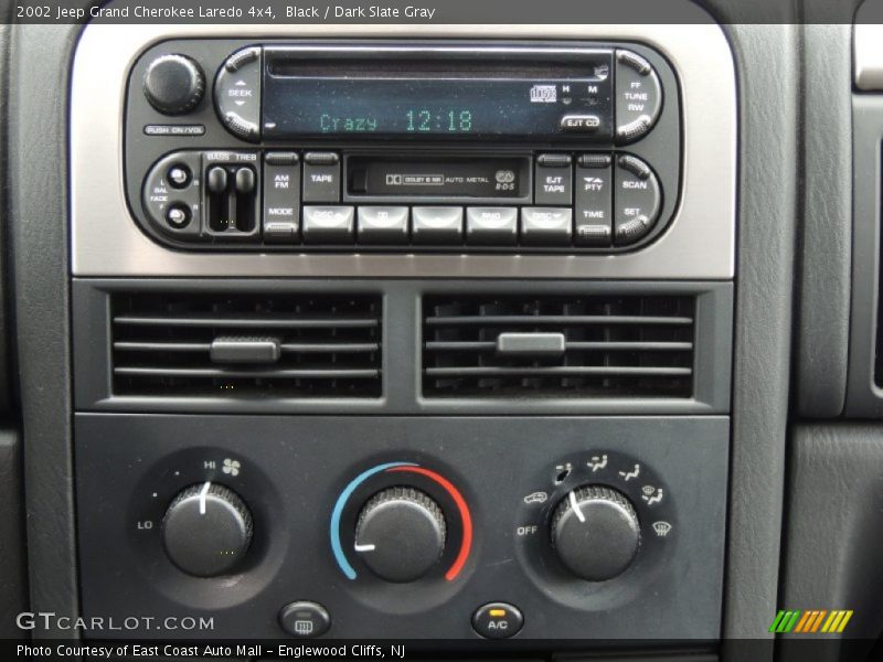 Black / Dark Slate Gray 2002 Jeep Grand Cherokee Laredo 4x4