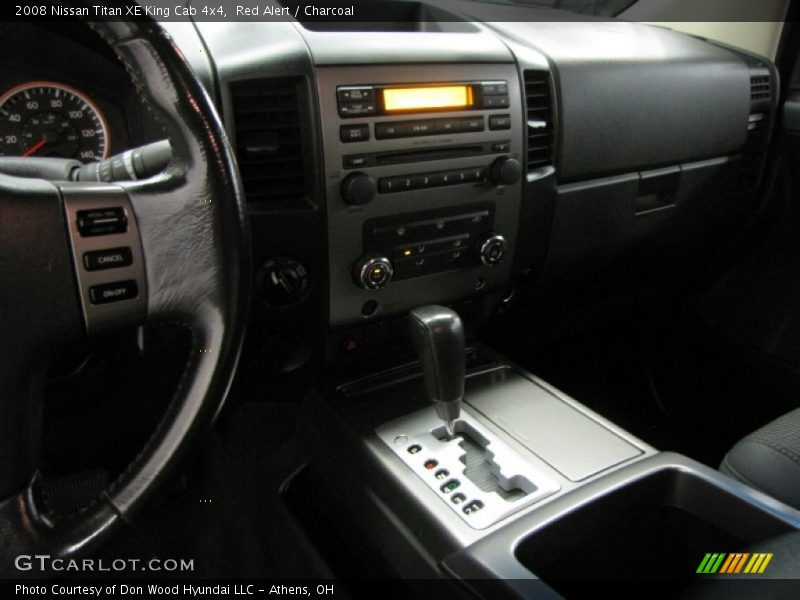 Red Alert / Charcoal 2008 Nissan Titan XE King Cab 4x4