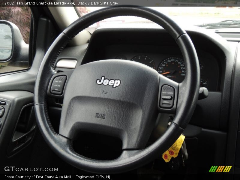 Black / Dark Slate Gray 2002 Jeep Grand Cherokee Laredo 4x4