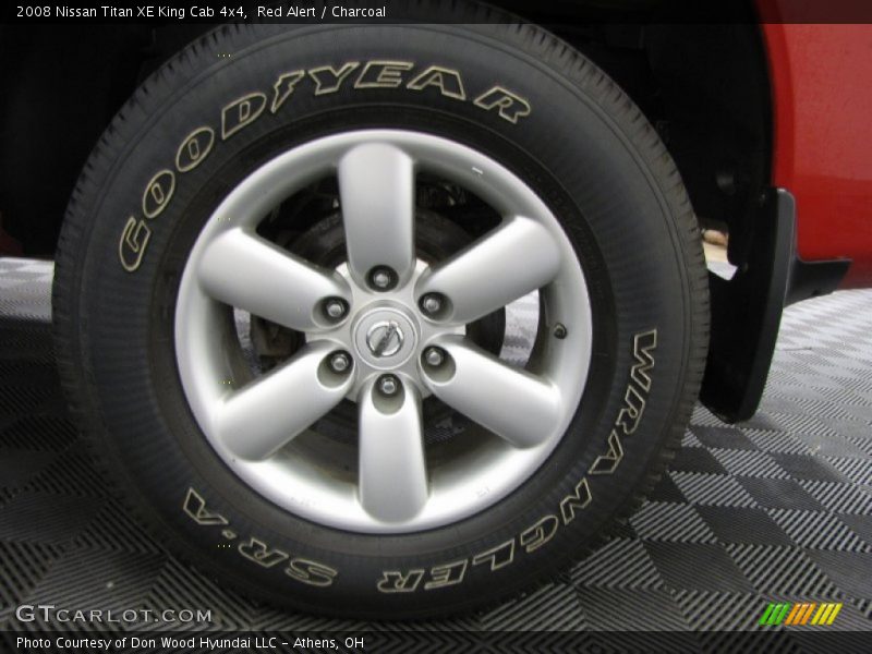 Red Alert / Charcoal 2008 Nissan Titan XE King Cab 4x4