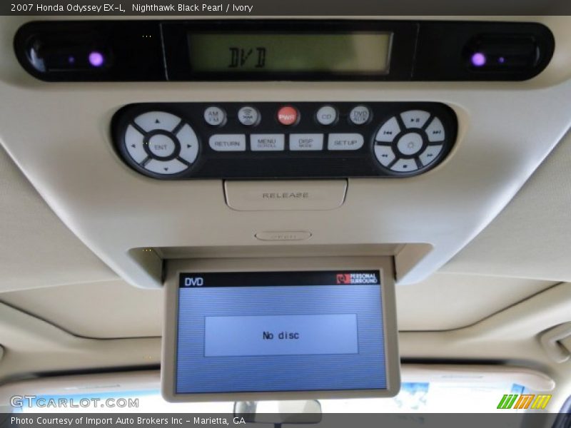 Nighthawk Black Pearl / Ivory 2007 Honda Odyssey EX-L