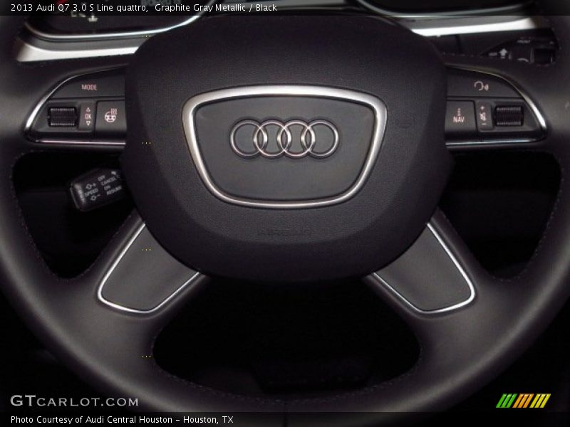 Graphite Gray Metallic / Black 2013 Audi Q7 3.0 S Line quattro