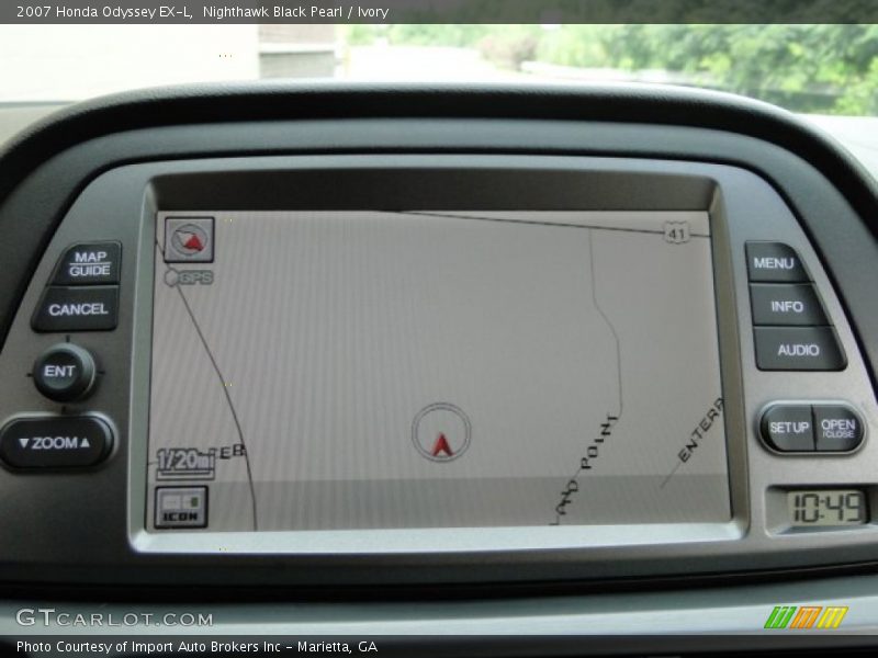 Nighthawk Black Pearl / Ivory 2007 Honda Odyssey EX-L