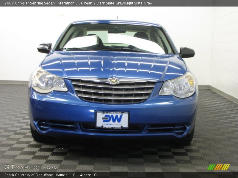 Marathon Blue Pearl / Dark Slate Gray/Light Slate Gray 2007 Chrysler Sebring Sedan