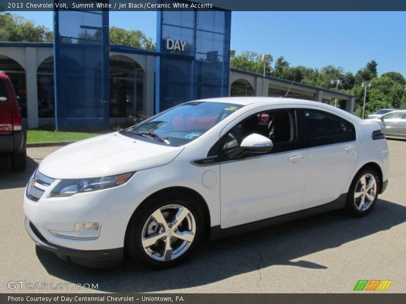 Summit White / Jet Black/Ceramic White Accents 2013 Chevrolet Volt