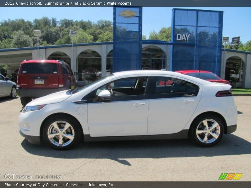 Summit White / Jet Black/Ceramic White Accents 2013 Chevrolet Volt