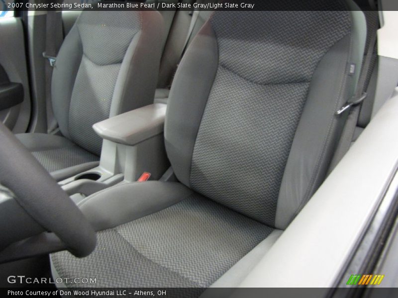 Marathon Blue Pearl / Dark Slate Gray/Light Slate Gray 2007 Chrysler Sebring Sedan
