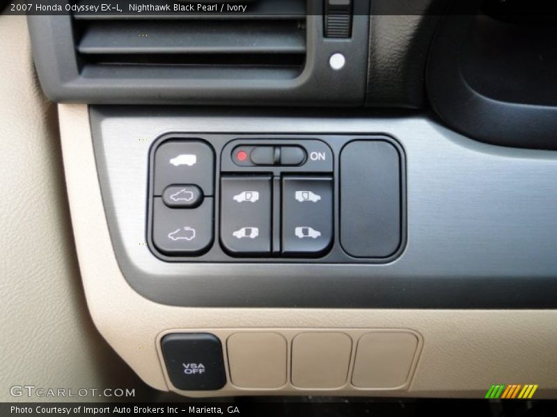 Nighthawk Black Pearl / Ivory 2007 Honda Odyssey EX-L