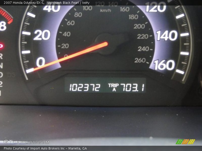 Nighthawk Black Pearl / Ivory 2007 Honda Odyssey EX-L