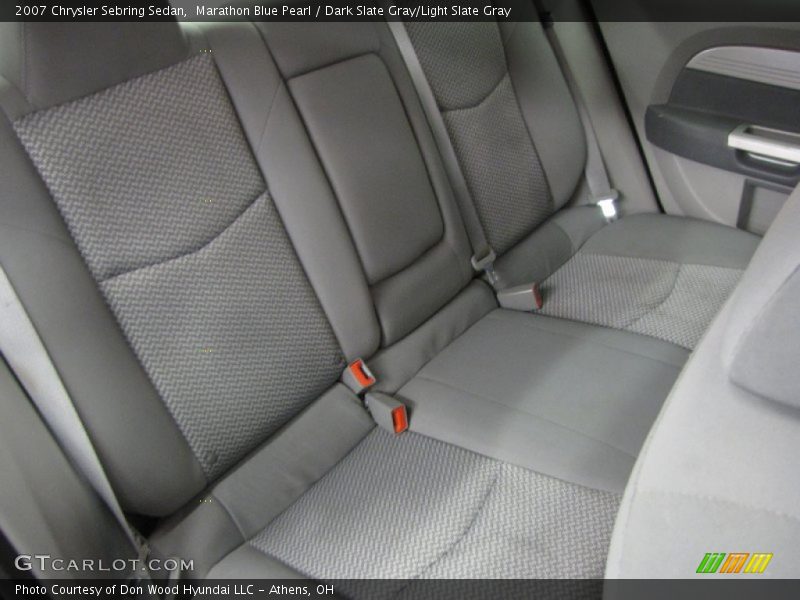Marathon Blue Pearl / Dark Slate Gray/Light Slate Gray 2007 Chrysler Sebring Sedan