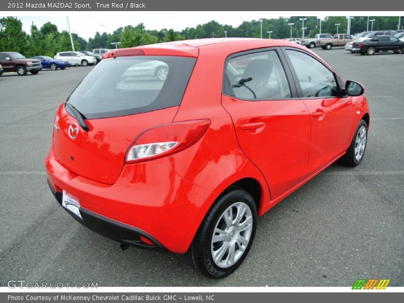 True Red / Black 2012 Mazda MAZDA2 Sport