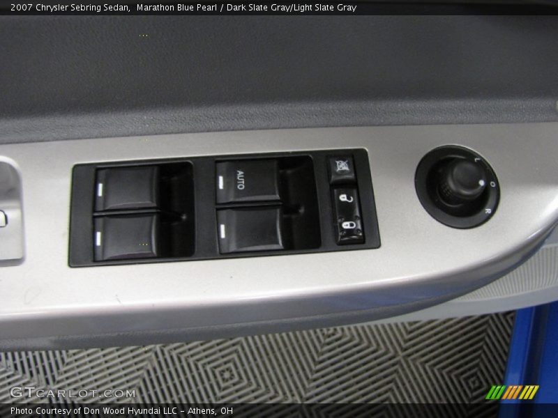 Marathon Blue Pearl / Dark Slate Gray/Light Slate Gray 2007 Chrysler Sebring Sedan