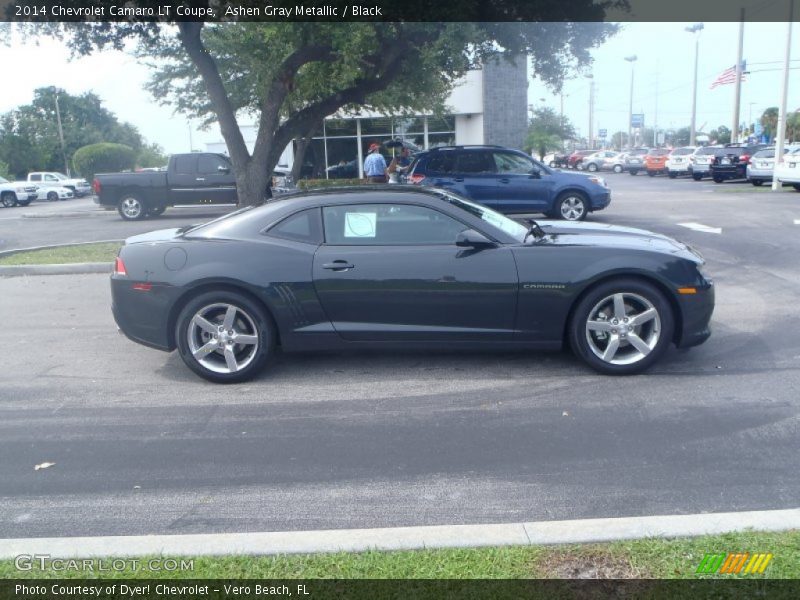 Ashen Gray Metallic / Black 2014 Chevrolet Camaro LT Coupe