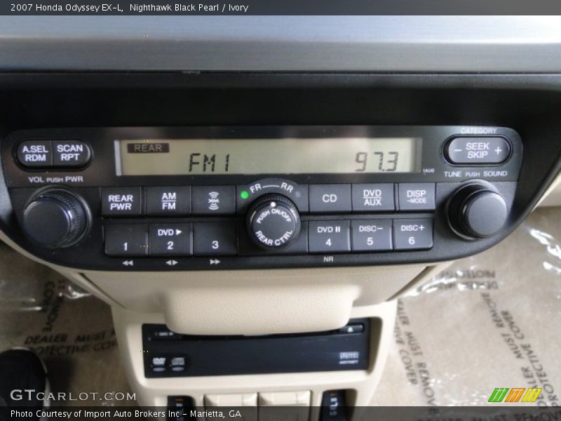 Nighthawk Black Pearl / Ivory 2007 Honda Odyssey EX-L