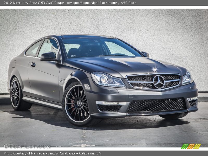 Front 3/4 View of 2012 C 63 AMG Coupe