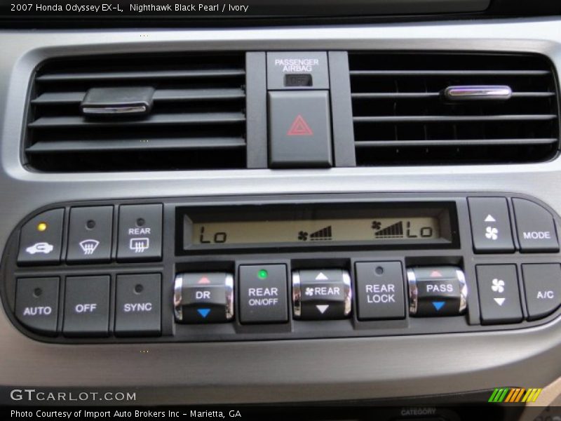 Nighthawk Black Pearl / Ivory 2007 Honda Odyssey EX-L