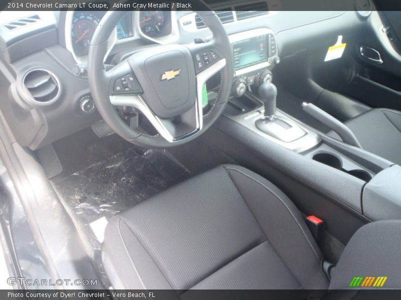 Ashen Gray Metallic / Black 2014 Chevrolet Camaro LT Coupe