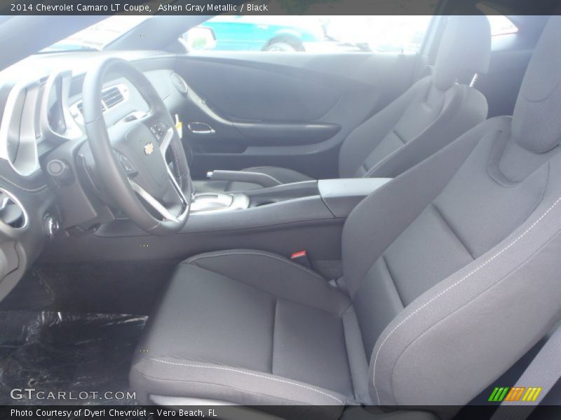 Ashen Gray Metallic / Black 2014 Chevrolet Camaro LT Coupe